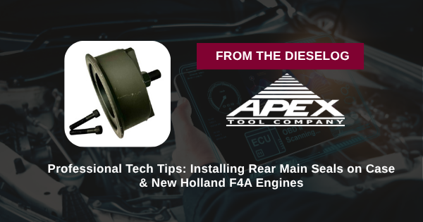 Professional Tech Tips: Installing Rear Main Seals on Case & New Holland F4A Engines